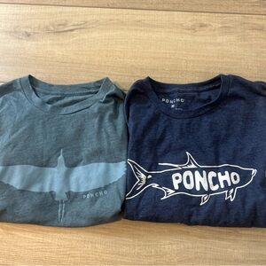 PONCHO OUTDOORS Graphic Tees Bundle Layering Travel Fishing Hiking Mens Medium